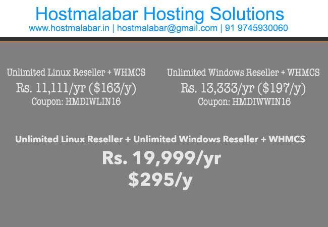 Unlimited Reseller + Free Whmcs